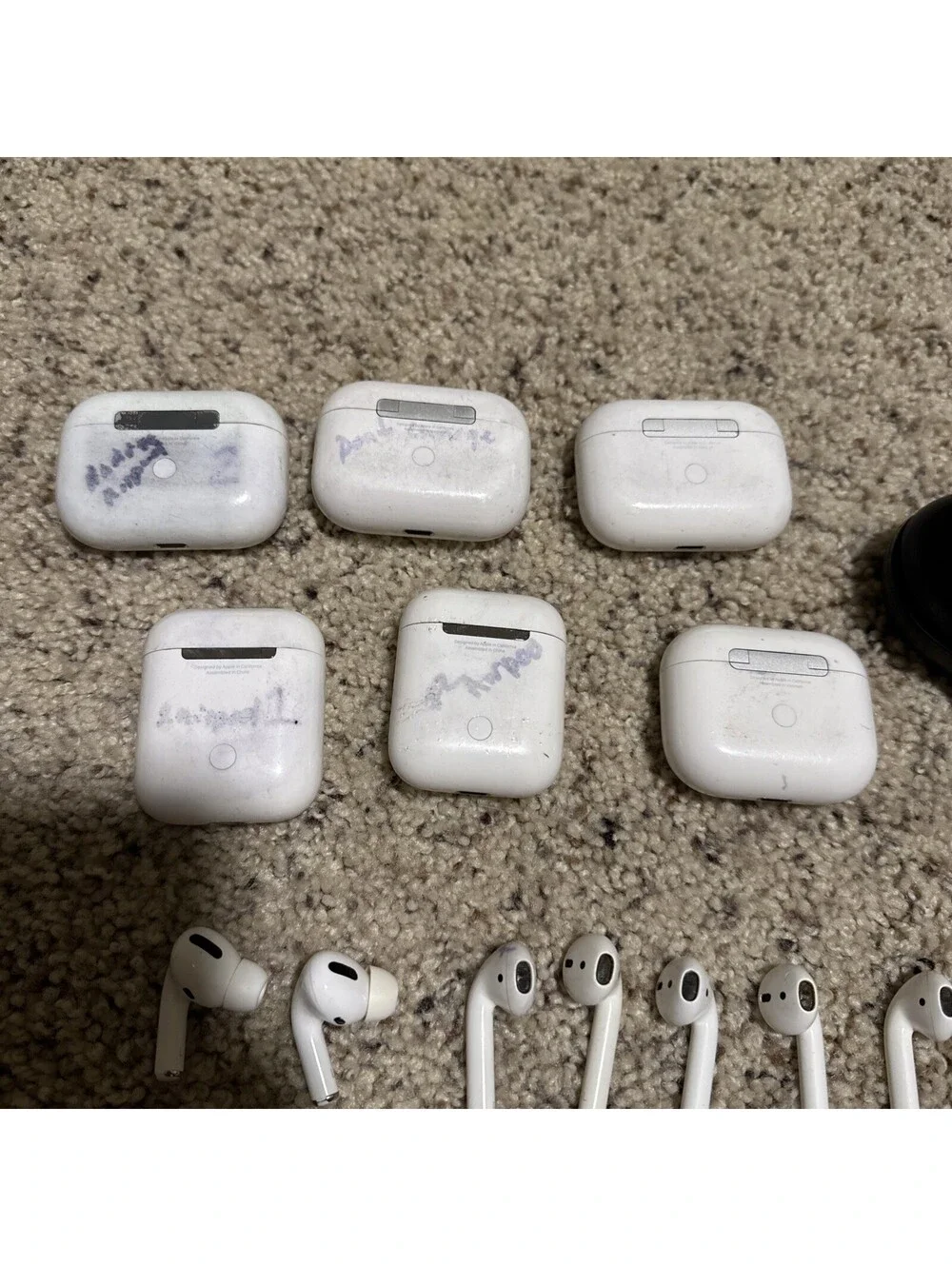 Apple Airpods Pro Cases and Airpods Lot - Untested Read